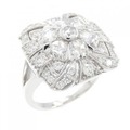 18KWG ダイヤモンド リング 0.80CT