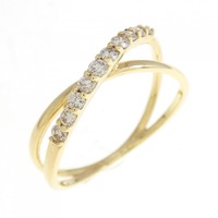 【新品】K18YG ダイヤモンド リング 0.20CT