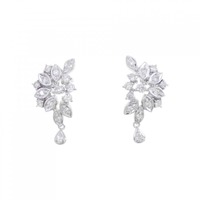 PT/K14WG ダイヤモンド ピアス 0.50CT
