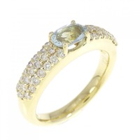 K18YG アクアマリン リング 0.60CT
