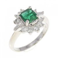 PT エメラルド リング 0.583CT