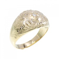 【新品】K18YG ダイヤモンド リング 0.10CT