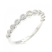 K18WG ダイヤモンド リング