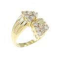 K18YG ダイヤモンド リング 0.50CT