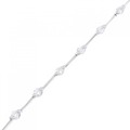 K18WG ダイヤモンド ブレスレット 1.00CT