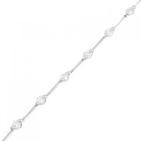 K18WG ダイヤモンド ブレスレット 1.00CT