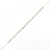 【新品】K14スリーカラー ブレスレット