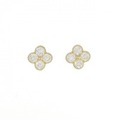 【新品】K18YG ダイヤモンド ピアス 0.501CT 0.501CT F VS1-SI1 EXT-GOOD