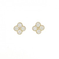【新品】K18YG ダイヤモンド ピアス 0.501CT 0.501CT F VS1-SI1 EXT-GOOD