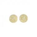 【新品】K18YG ホース ピアス