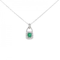 PT エメラルド ネックレス 0.30CT