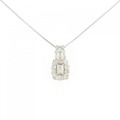 【新品】PT ダイヤモンド ネックレス 0.65CT