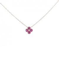 K14PG ルビー ネックレス