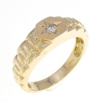 K18YG ダイヤモンド リング 0.06CT