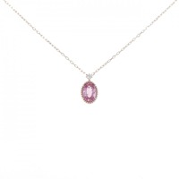 K18PG サファイヤ ネックレス 0.568CT