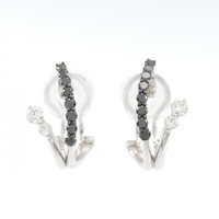 K18WG ダイヤモンド ピアス 0.54CT