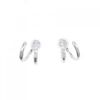 K18WG/K14WG ダイヤモンド イヤリング 0.20CT