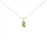 【新品】K18YG ガーネット ネックレス 0.31CT
