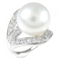 PT 白蝶パール リング 13.4mm
