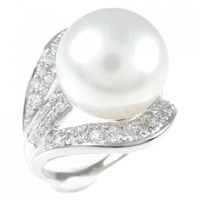 PT 白蝶パール リング 13.4mm