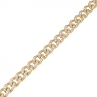 【新品】K18YG ダイヤモンド キヘイ ブレスレット 1.13CT 20cm