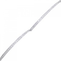 K18WG ダイヤモンド ブレスレット 1.00CT