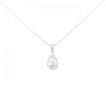 K18WG ダイヤモンド ネックレス 0.20CT
