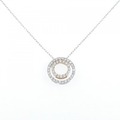 K18WG/K18PG ダイヤモンド ネックレス 0.10CT
