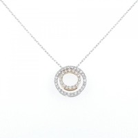 K18WG/K18PG ダイヤモンド ネックレス 0.10CT