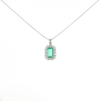 PT エメラルド ネックレス 0.50CT