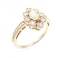 K18PG ダイヤモンド リング 0.25CT
