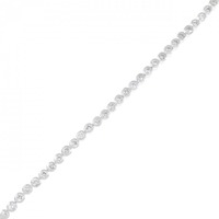 K18WG ダイヤモンド ブレスレット 0.91CT