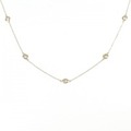 K18YG ダイヤモンド ネックレス 0.73CT