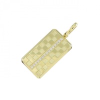 【新品】K18YG ダイヤモンド ペンダント 0.11CT