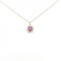 K18YG ルビー ネックレス 0.51CT