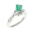 PT エメラルド リング 0.612CT
