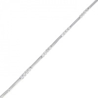 K18WG ダイヤモンド ブレスレット 0.50CT