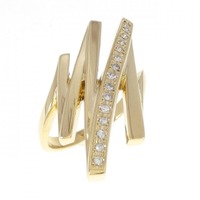 K18YG ダイヤモンド リング 0.11CT