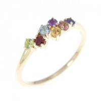 K10YG カラーストーン リング