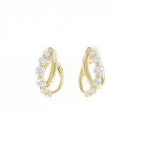 K18YG ダイヤモンド イヤリング 0.80CT