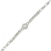PT ダイヤモンド ブレスレット 0.05CT