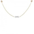 ポンテヴェキオ ダイヤモンド ネックレス 0.18CT