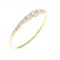 【リメイク】K18YG ダイヤモンド リング 0.15CT