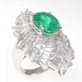 PT エメラルド リング 4.32CT