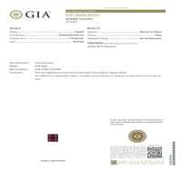 PT/K18YG ルビー リング 0.74CT ビルマ産