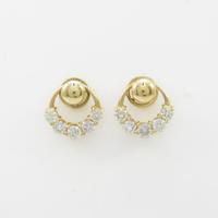 K18YG ダイヤモンドピアス30％引き