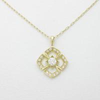 750YG／K18YG ダイヤモンドネックレス