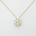 【リメイク】K18YG フラワー ダイヤモンドネックレス20％引き