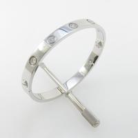 カルティエ ラブブレスレット ハーフダイヤ 6P15％引き