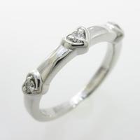 4゜C ハート ダイヤモンドリング